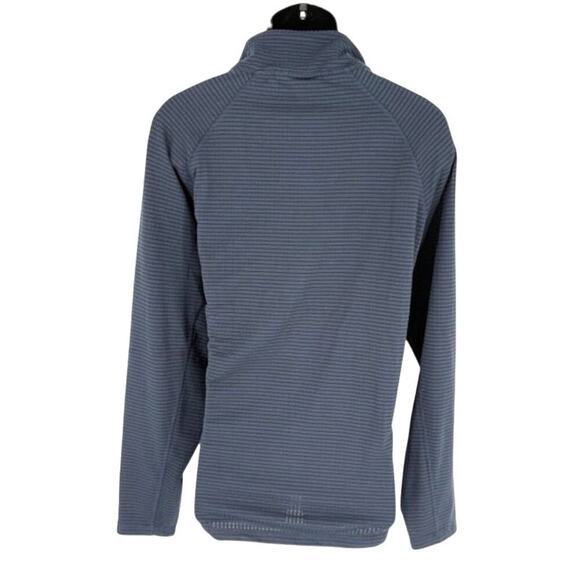 Ducks Unlimited Quarter Zip Pullover in Navy and Brown For Layering – Size XL - Picture 4 of 6